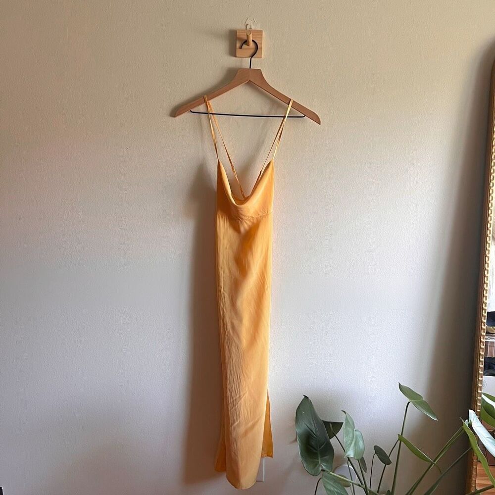 Reformation Silk Opal Dress Size 2 - Picture 3 of 6